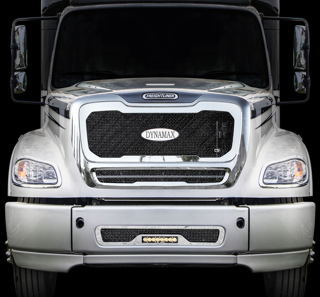 LEAVAN Stainless Steel Grille With Bug Screen – For Freightliner M2 Class (2002-2022)